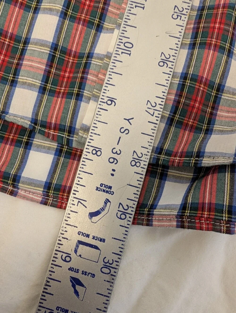 J.CREW Slim Tartan Plaid Shirt Button Down Unisex Poplin Blue Red White Green